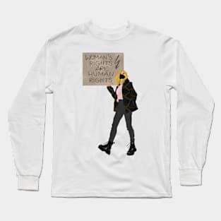 Woman’s rights are human rights Long Sleeve T-Shirt